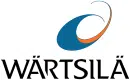 Wartsila company logo with blue and orange emblem