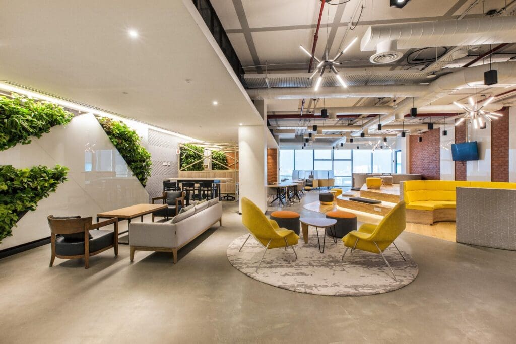 Office designs will incorporate features that ensure accessibility for all employees, such as wider doorways, adjustable desks, and seamless navigation